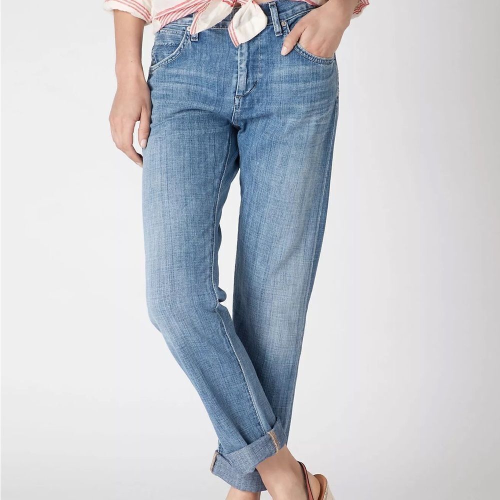 Citizens of Humanity Daisy Relaxed Tapered Leg Medium Wash Jeans Size 25